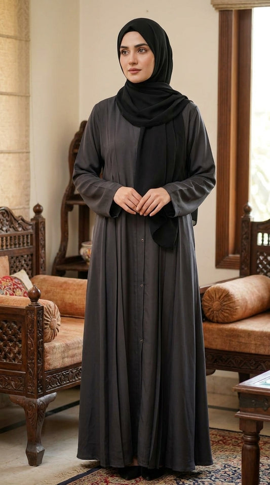 Grey Abaya
