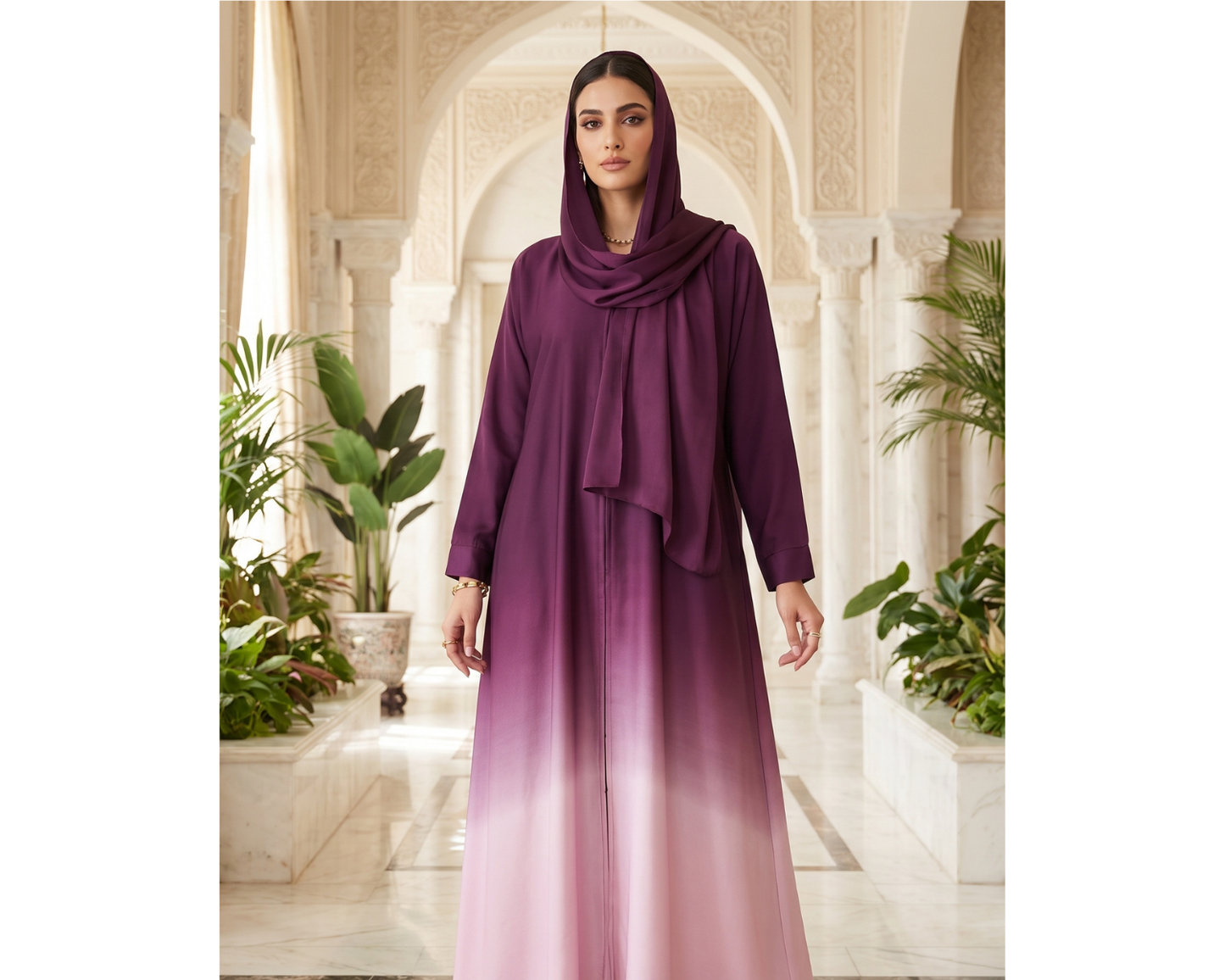 Korean Georgette Abaya