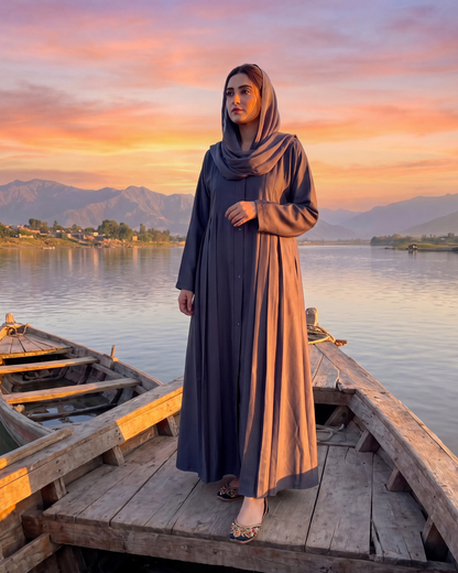 Grey Abaya