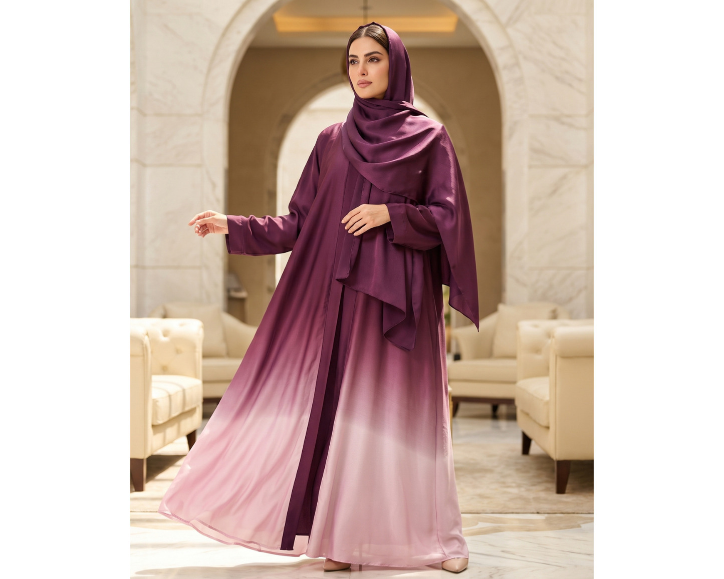 Korean Georgette Abaya