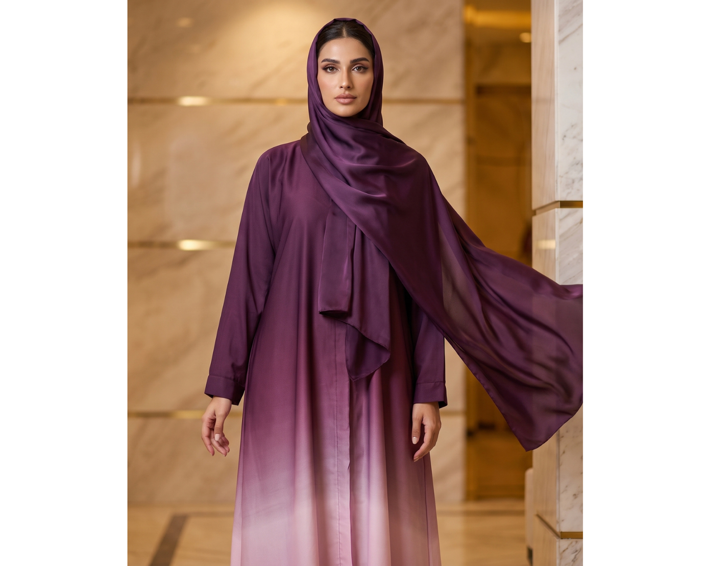 Korean Georgette Abaya