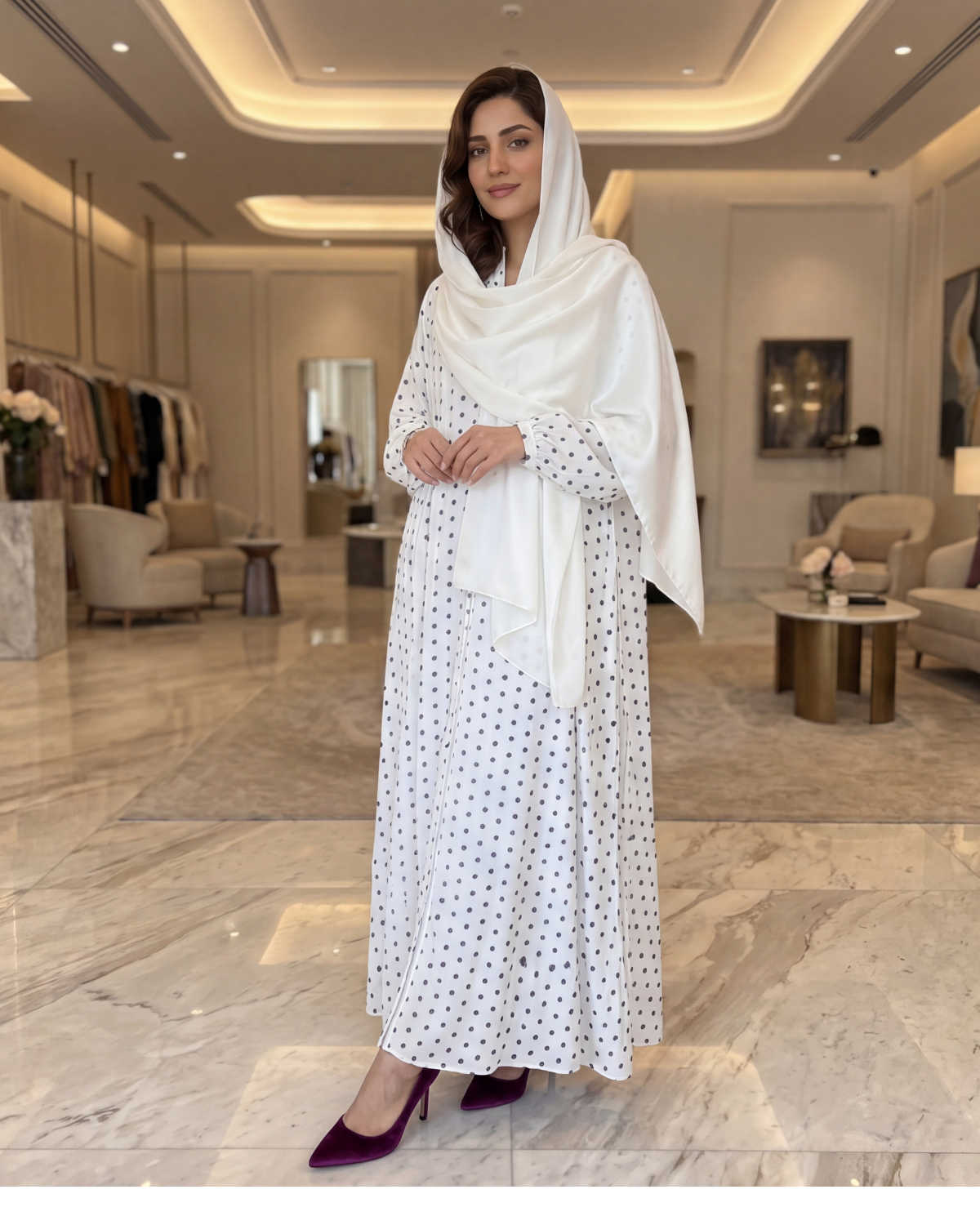Polka Dots Abayas