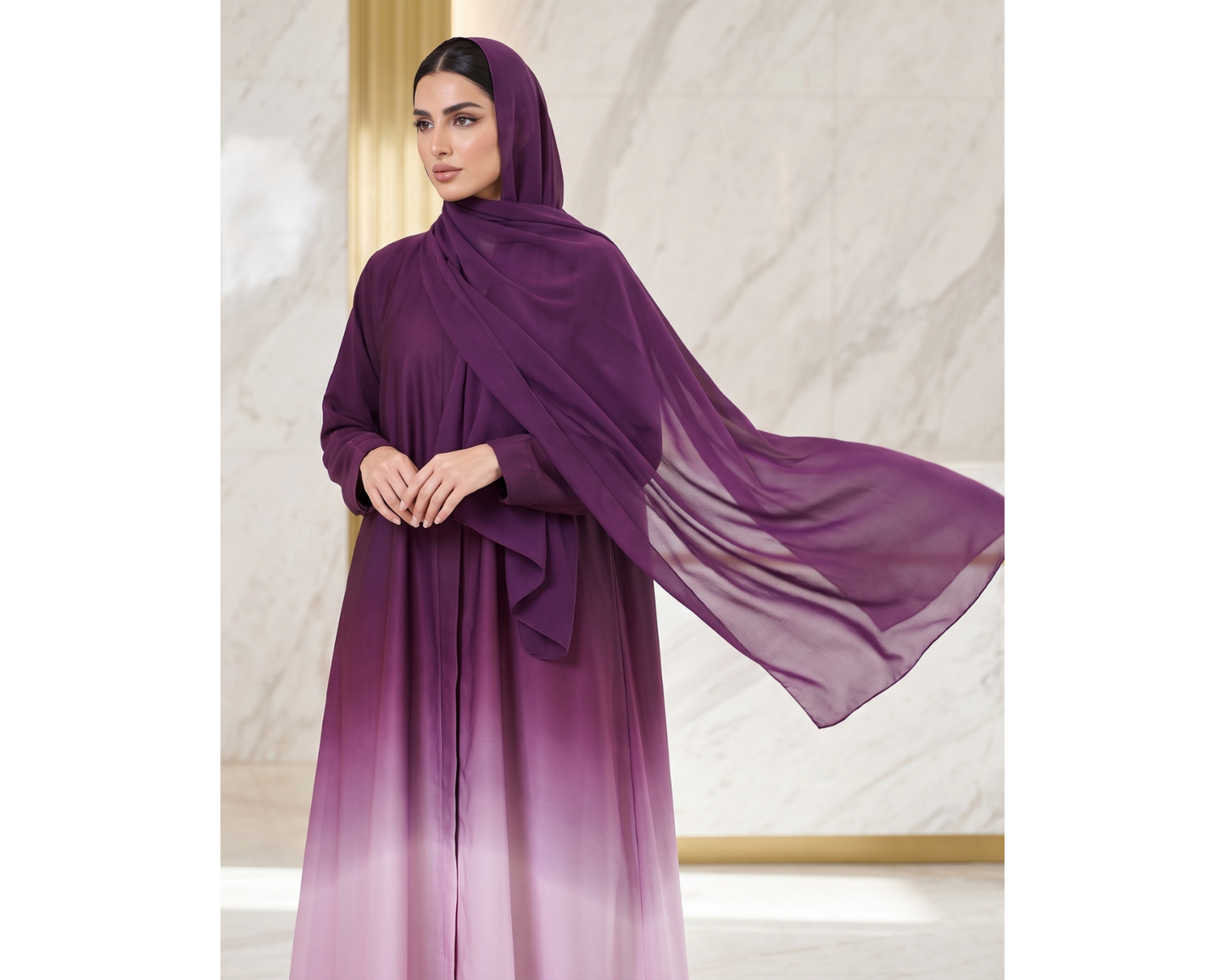 Korean Georgette Abaya