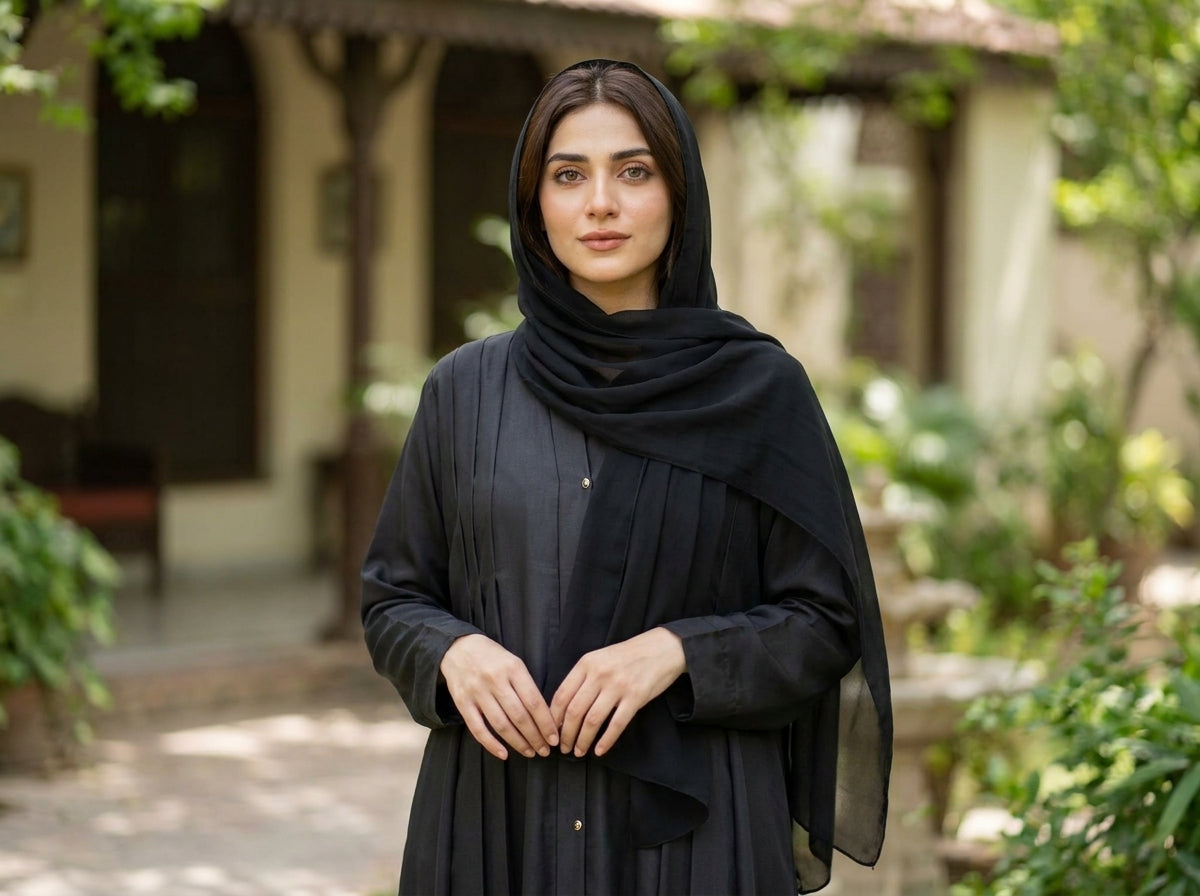 Grey Abaya