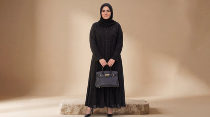 Black Luxury Abaya