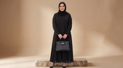 Black Luxury Abaya