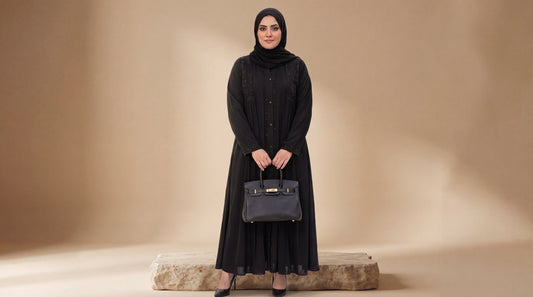 Black Luxury Abaya