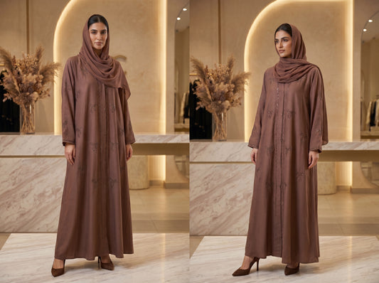 Brown Luxury Abaya