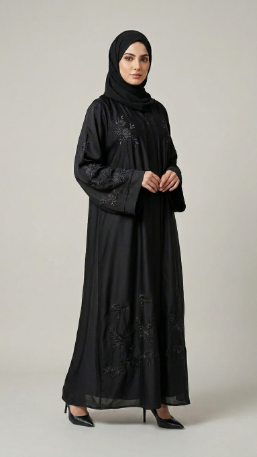 Black Luxury Abaya