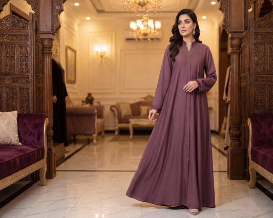 Purple Luxury abaya
