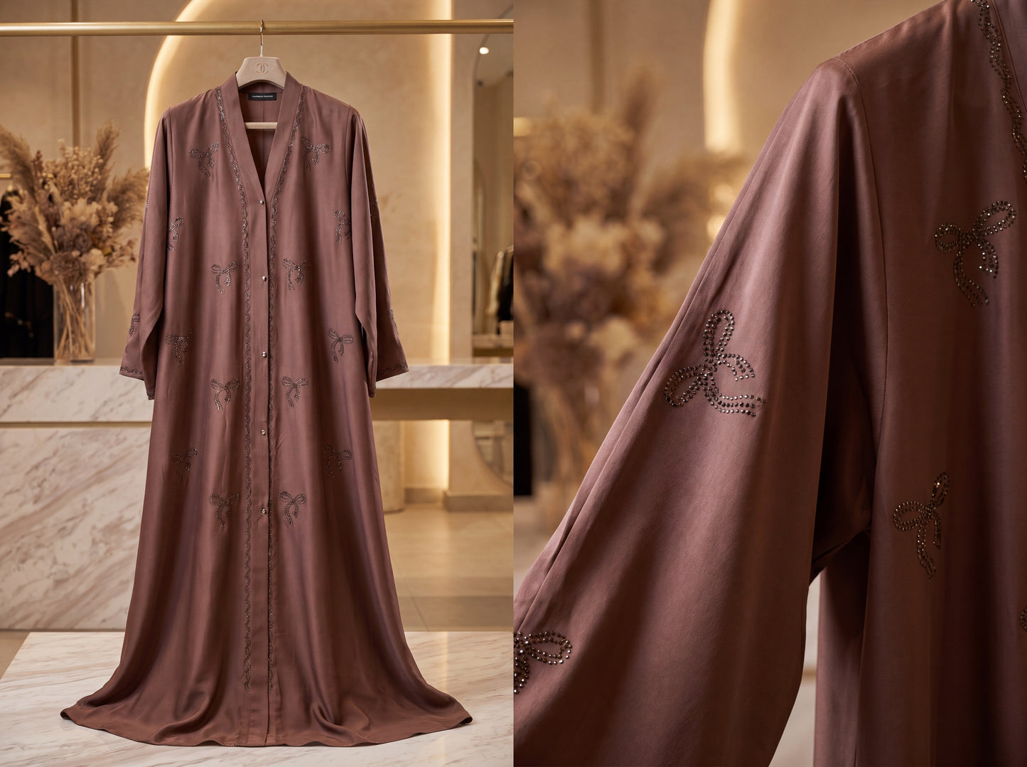 Brown Luxury Abaya