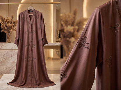 Brown Luxury Abaya