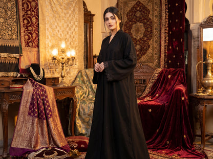 Black Luxury Abaya